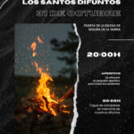 Hoguera en honor a los Santos Difuntos en Segura de la Sierra
