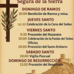 Horarios de Semana Santa en Segura de la Sierra y Cortijos Nuevos